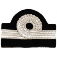 Galons d'épaules PNC Chef de Cabine 1 Barrette 10 mm Argent  Boucle Nelson