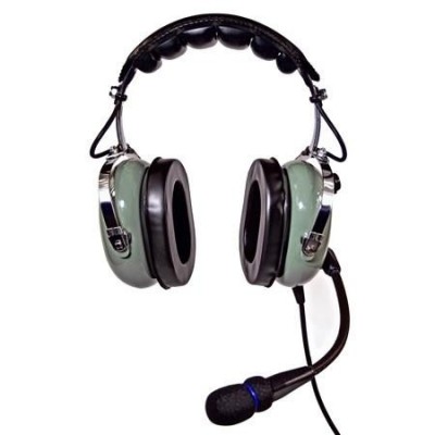 AVIATION ANR HEADSET "Tranquility"® MP3 Protein Leather Earseals (Unplugged Shut off)
