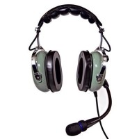 AVIATION ANR HEADSET "Tranquility"® MP3 Protein Leather Earseals (Unplugged Shut off)