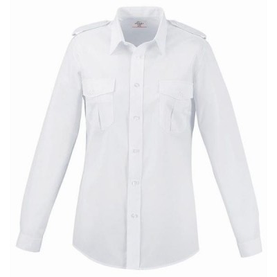 Chemise Pilote Blanche FEMME Manches Courtes