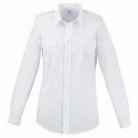 Chemise Pilote Blanche FEMME Manches Courtes