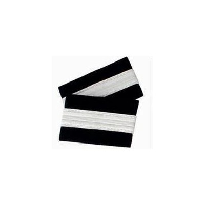 Epaulets Cabin Crew - Cabin Crew Chief - 1 stripe - Silver - Classic