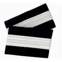 Epaulets Cabin Crew - Cabin Crew Chief - 1 stripe - Silver - Classic