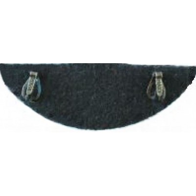 Aile poitrine à CROCHETS PNC Argent avec Globe Simple