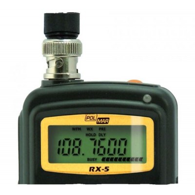 BNC POLMAR RX-5 Scanner Récepteur bande aviation en 8,33Mhz Remplaçant Maycom AR-108