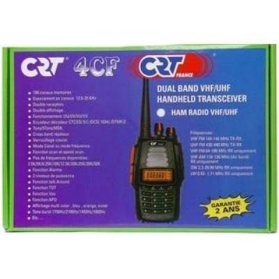 CRT 4CF (Free Flight) Transceiver Dual Band with airband listening