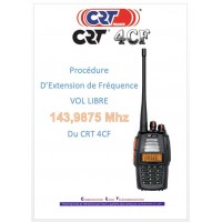 Extension de fréquence CRT 4CF (vol libre 143,9875 Mhz )