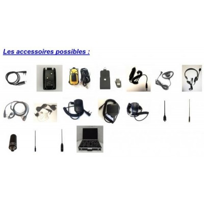 CRT 4CF (Vol Libre) Émetteur-Récepteur bibande VHF-UHF avec réception Bande aviation