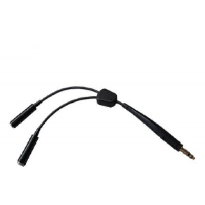 Adaptateur Mono Jack (SEFA) Support Sol male vers 2 Jacks Aviation Générale F