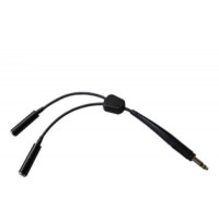 Adaptateur Mono Jack (SEFA) Support Sol male vers 2 Jacks Aviation Générale F