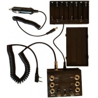 AVIATION INTERCOM 2 pax KENWOOD molded double jacks - Wire PTT