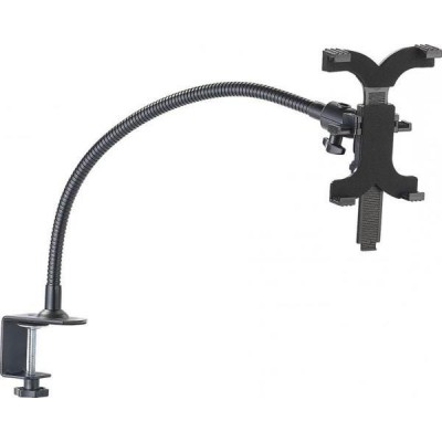 GPS smartphone or tablet gooseneck stand clamp for plane