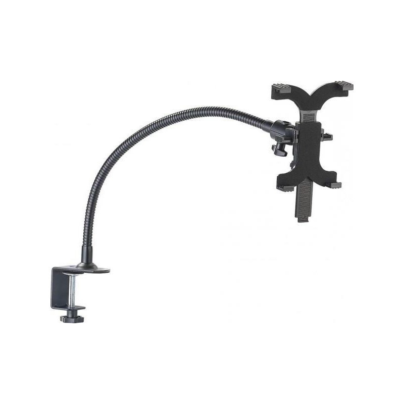 GPS smartphone or tablet gooseneck stand clamp for plane