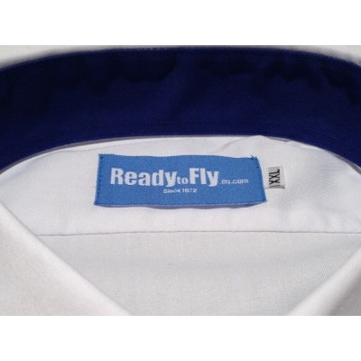 Chemise pilote "Blue Collar" Manches Longues ou Courtes