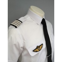 Coulants d'épaules pilote Commandant de Bord platine