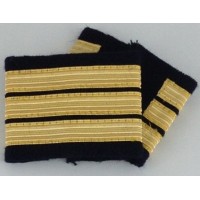 Coulants d'épaules Officier Pilote Or