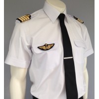 Chemise pilote "Blue Collar" Manches Longues ou Courtes