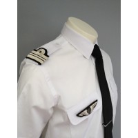 Coulants d'épaules Chef PNC avec boucle de Nelson