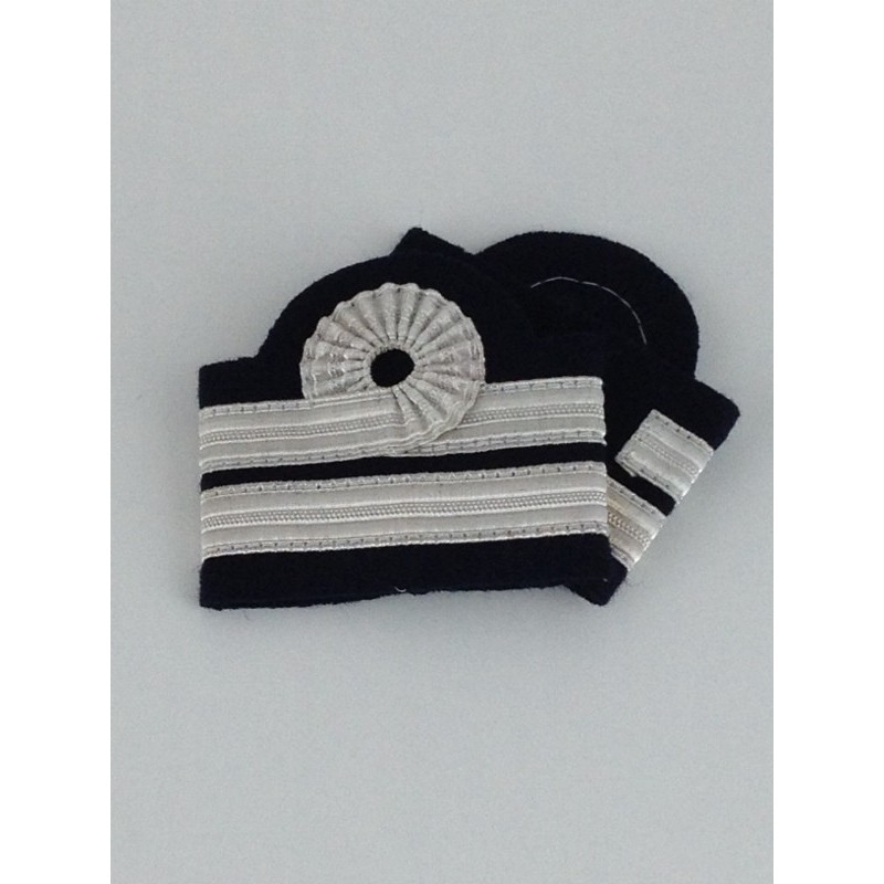 Coulants d'épaules Adjoint Chef PNC Platine avec boucle Nelson