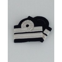 Coulants d'épaules Adjoint Chef PNC Platine avec boucle Nelson