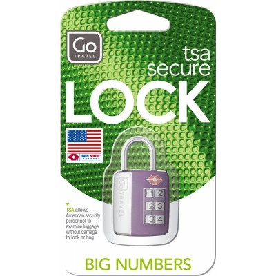 "Big Wheel TSA Padlock" Cadena à Code agrée TSA Grosses Molettes