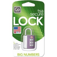 "Big Wheel TSA Padlock" Cadena à Code agrée TSA Grosses Molettes