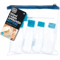 "Cabin Bottles" Bouteilles et Contenants réglementaires de Voyage