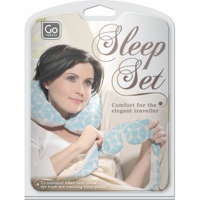 "Sleep Set, pillow and mask" Kit Sommeil Coussin et Masque