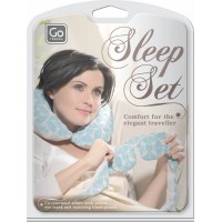 "Sleep Set, pillow and mask" Kit Sommeil Coussin et Masque