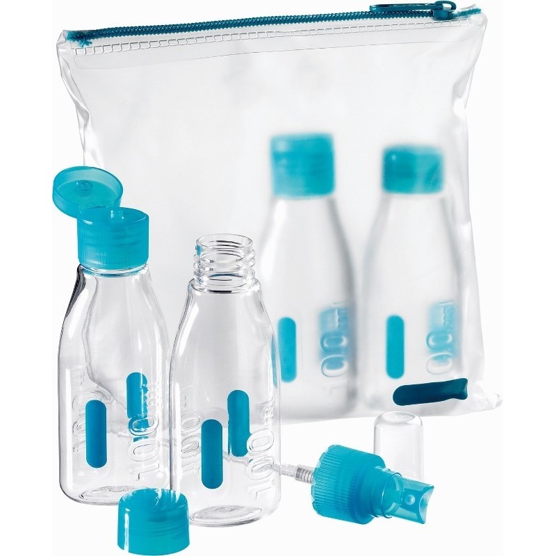 "Cabin Bottles" Bouteilles et Contenants réglementaires de Voyage