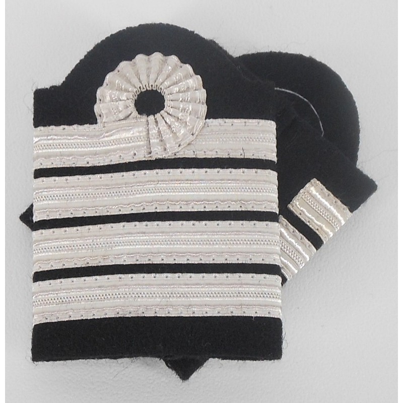 Galons pilote Commandant de Bord platine avec boucle de Nelson