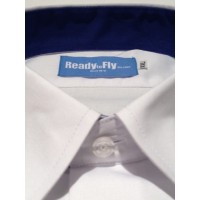 Chemise pilote "Blue Collar" SLIM FIT Manches Longues ou Courtes