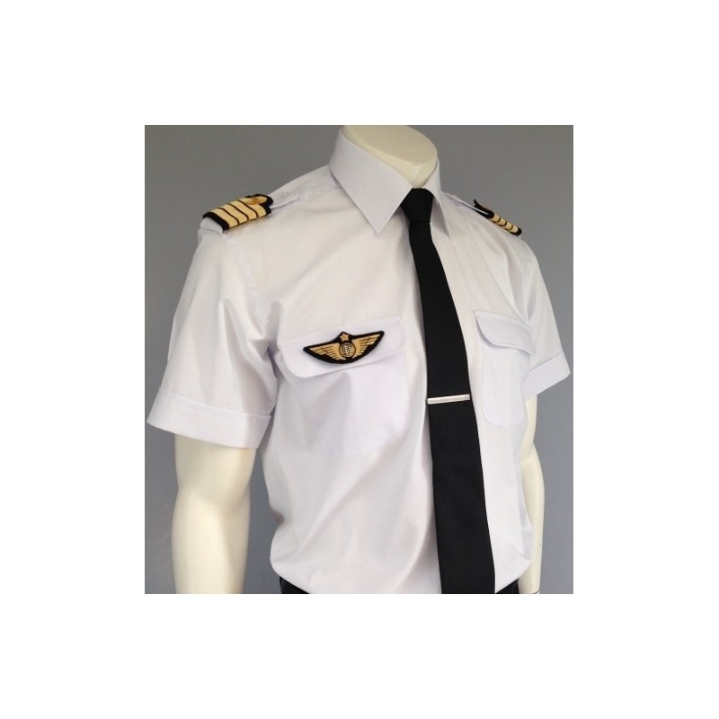 Pilot Shirt "Blue Collar" Long or Short Sleeves