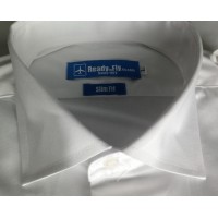 Chemise pilote "Slim Fit" Manches Longues ou Courtes