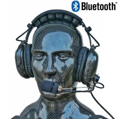 ANR LIGHT CLEAR SPECTRAL Plane HEADSET Bluetooth MP3 Protein Leather Earseals