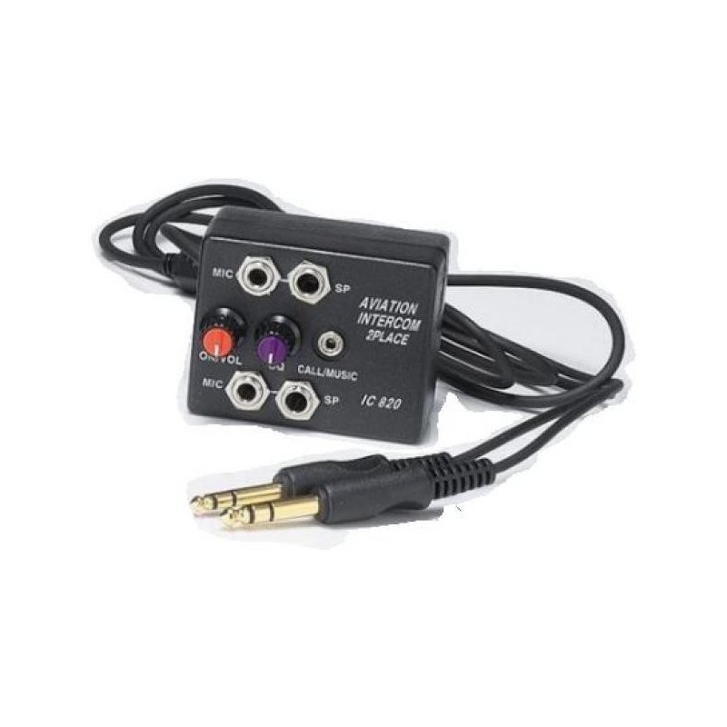 INTERCOM AVIATION 2 places avec entrée musique