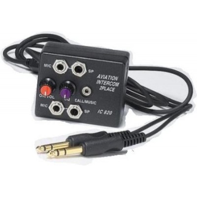 INTERCOM AVIATION 2 places avec entrée musique