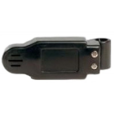 Electret Microphone with Deported Axis