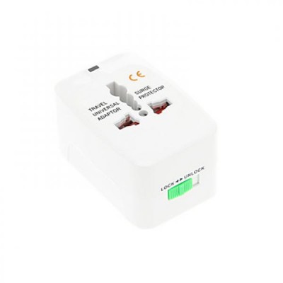 UNIVERSAL TRAVEL ADAPTER for ALL WORLD ELECTRIC PLUGS