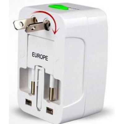UNIVERSAL TRAVEL ADAPTER for ALL WORLD ELECTRIC PLUGS