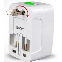 UNIVERSAL TRAVEL ADAPTER for ALL WORLD ELECTRIC PLUGS