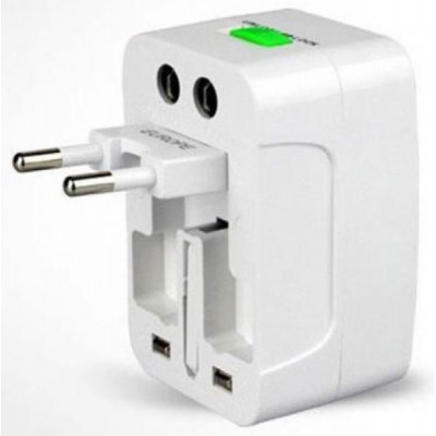 UNIVERSAL TRAVEL ADAPTER for ALL WORLD ELECTRIC PLUGS