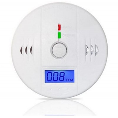 Détecteur de CO Alarme Visuelle et SONORE Lecture Directe de la Mesure