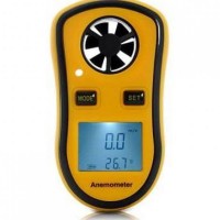 Handheld LCD Display Digital Anemometer Thermometer 