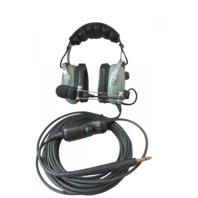 Headset Aerodiscount Flex flor Ground Support operations PTT on handle and Long Cord