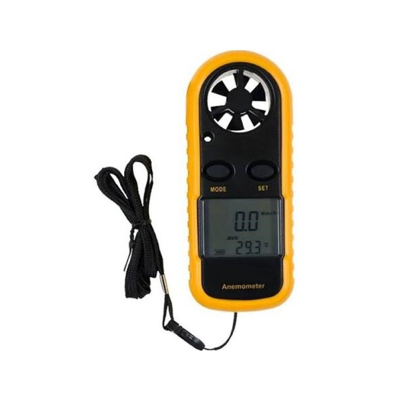 Anémomètre Numérique Jauge de Vitesse du Vent Thermomètre