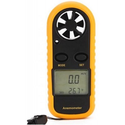 Handheld LCD Display Digital Anemometer Thermometer 