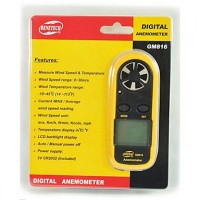 Anémomètre Numérique Jauge de Vitesse du Vent Thermomètre