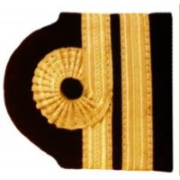 Galons d'épaules O.P.L. 2 Barrettes Or Boucle Nelson