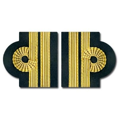 Epaulets 2 Stripes - Gold - Nelson design